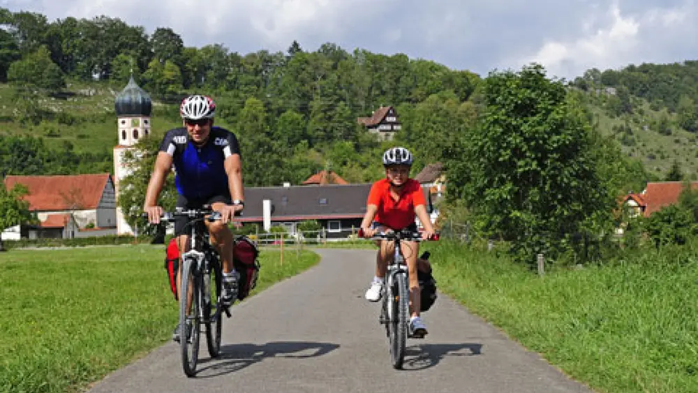 Radeln auf dem Schwäbische-Alb-Radweg