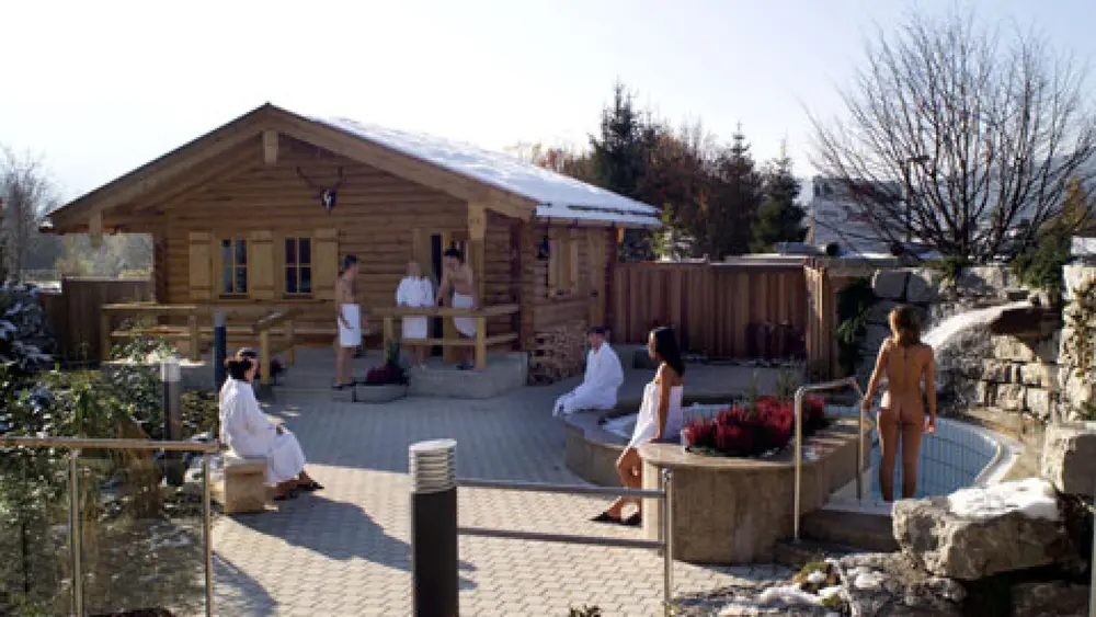 Saunagarten im Badepark