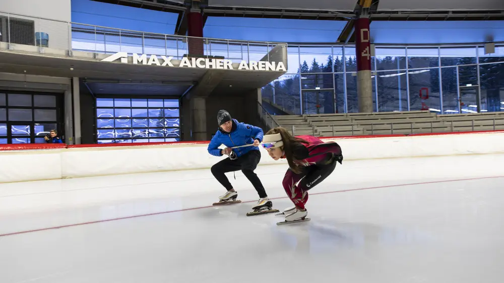 Training in der Max-Aicher-Arena