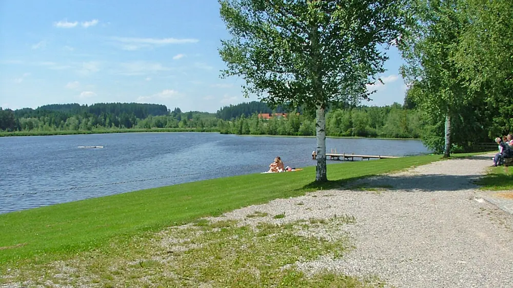 Strandbad am Elbsee bei Kaufbeuren