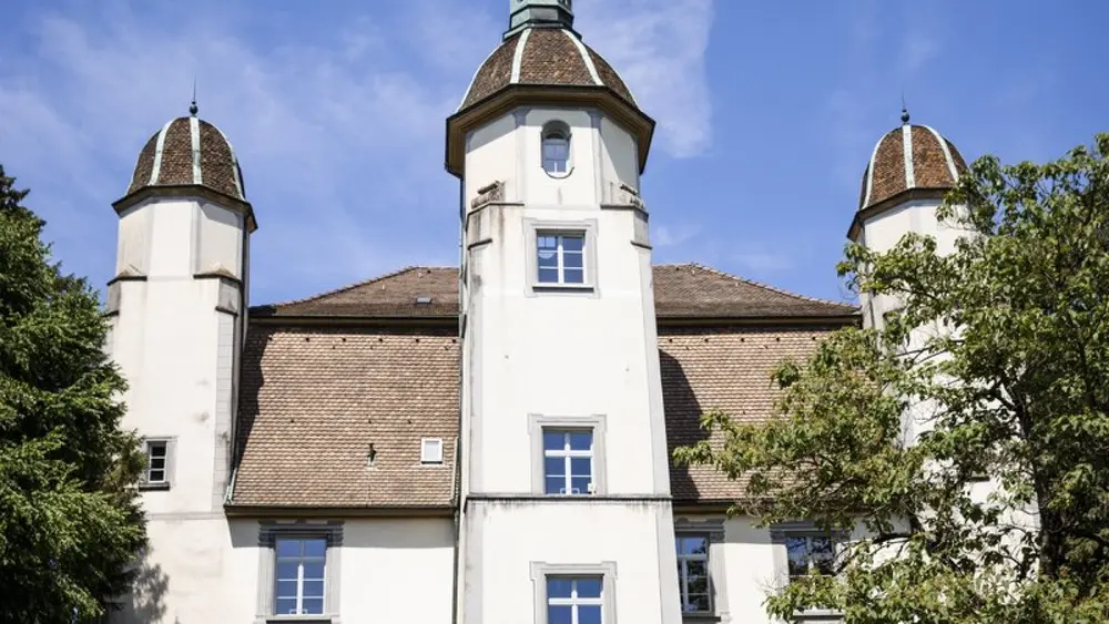 Hinteransicht vom Schloss Schönau