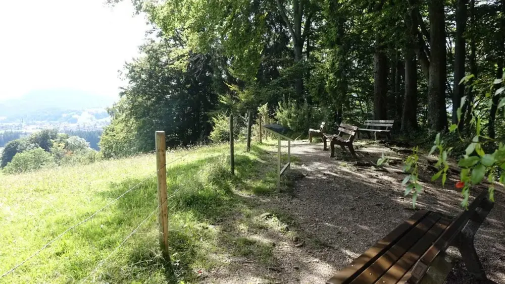 Aussichtspunkt Malerwinkel mit Ruhebänken