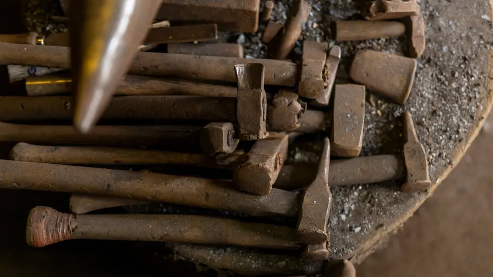Hämmer im Hammerschmiede Wertach