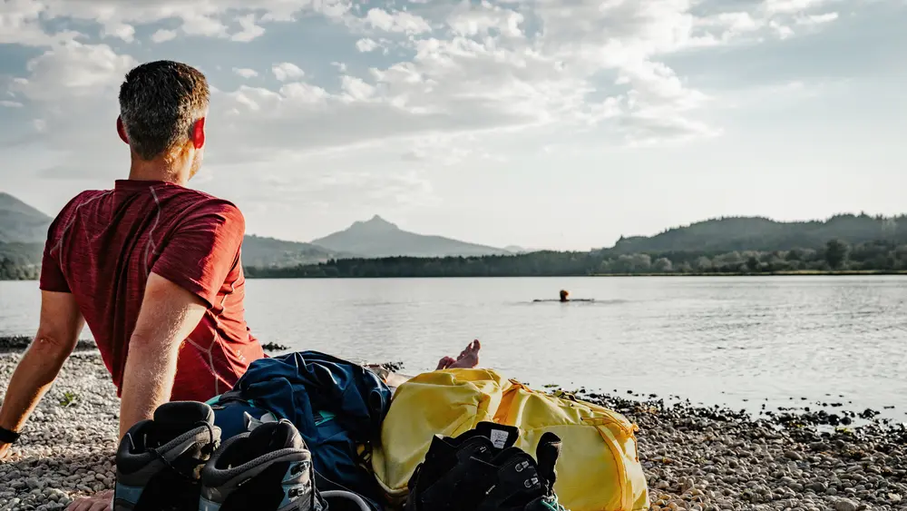 Pause am Grüntensee