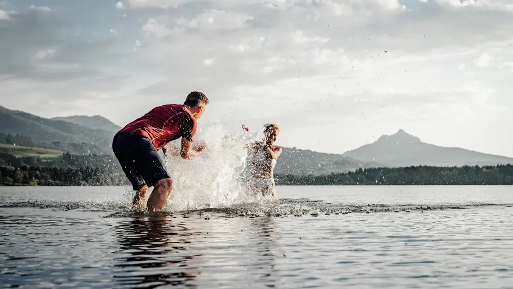 Wasserschlacht im Grüntensee