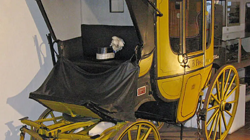 Postkutsche im Museum Wasserburg