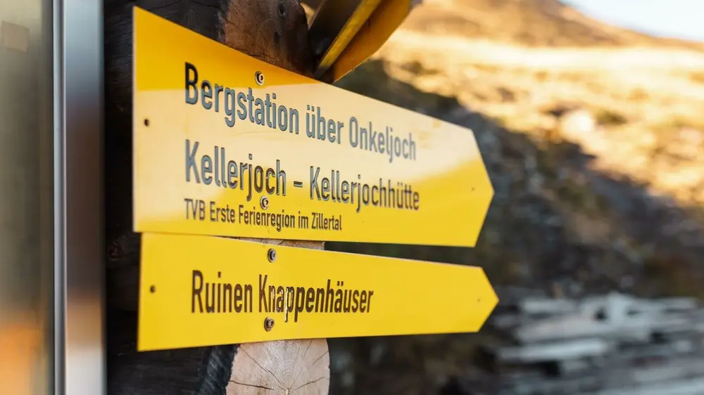 Beschilderung Schaubergwerk Öxltal