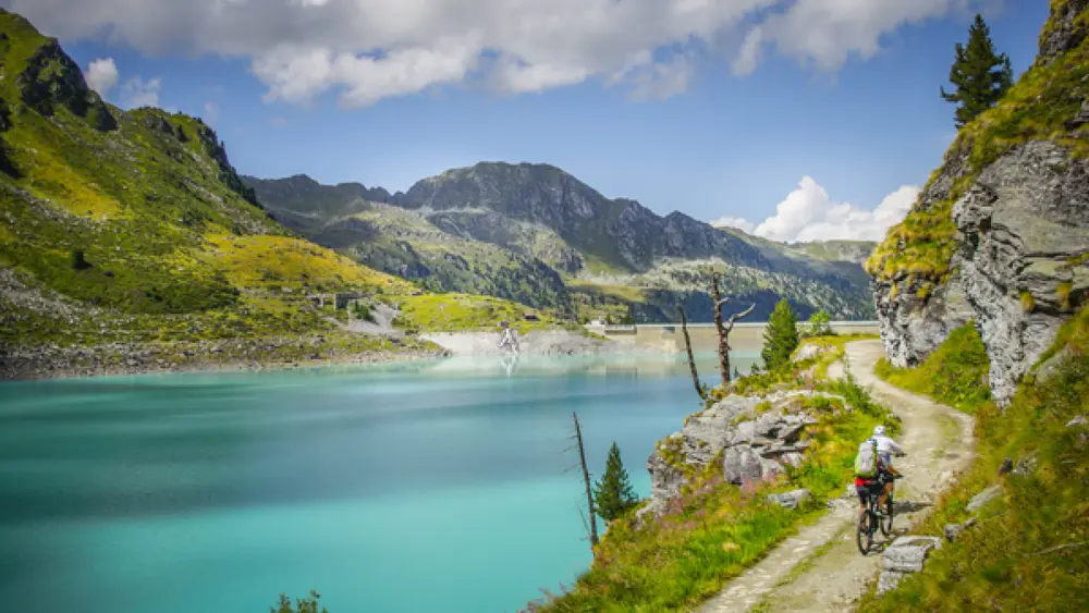 Stausee in Cleoson
