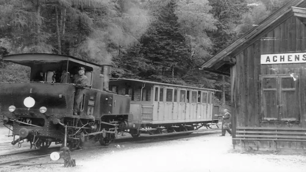 Die Achenseebahn damals