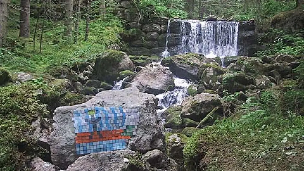 Steinmosaike am Wasserweg Leisnitz