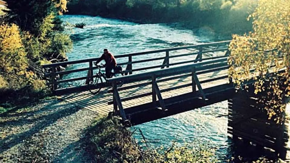 Flussradweg Murradweg entlang der Muhr