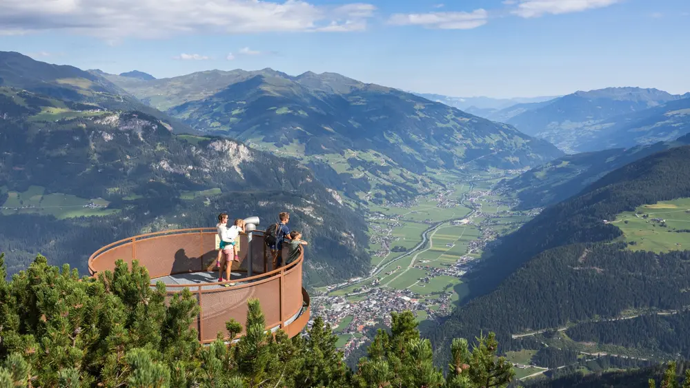 Aussichtsplattform Adlerblick am Ahorn
