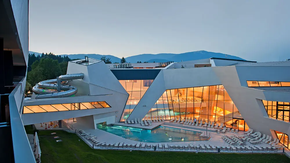 Die Kärntentherme in Villach von außen