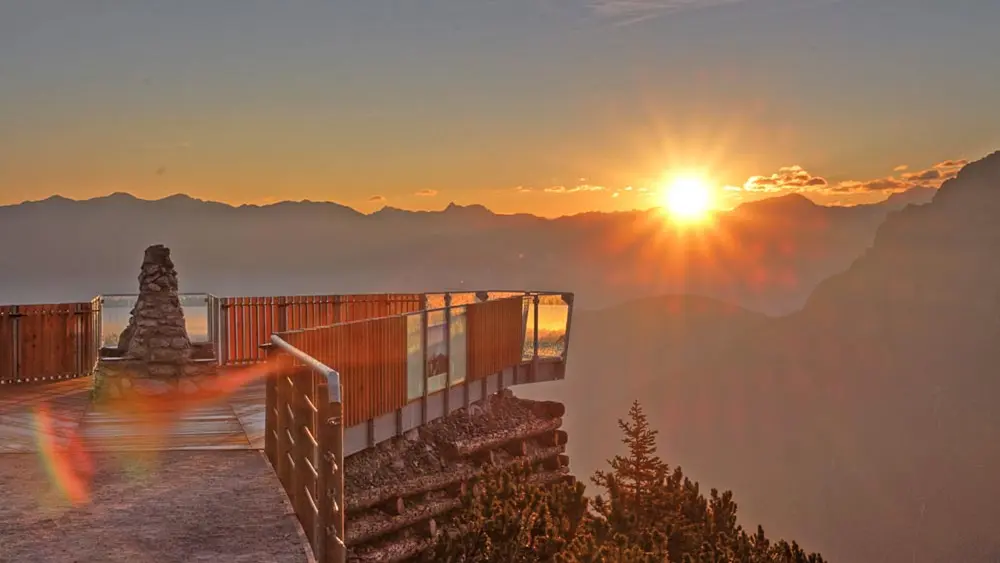 Panoramaplattform Stubai Blick Schlick 2000