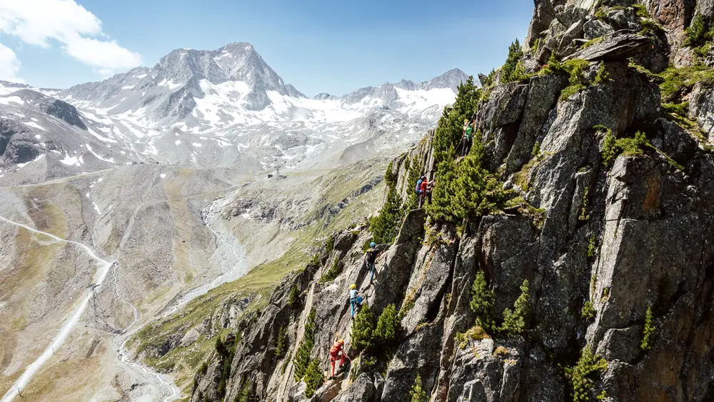Klettersteig Fernau Stubai