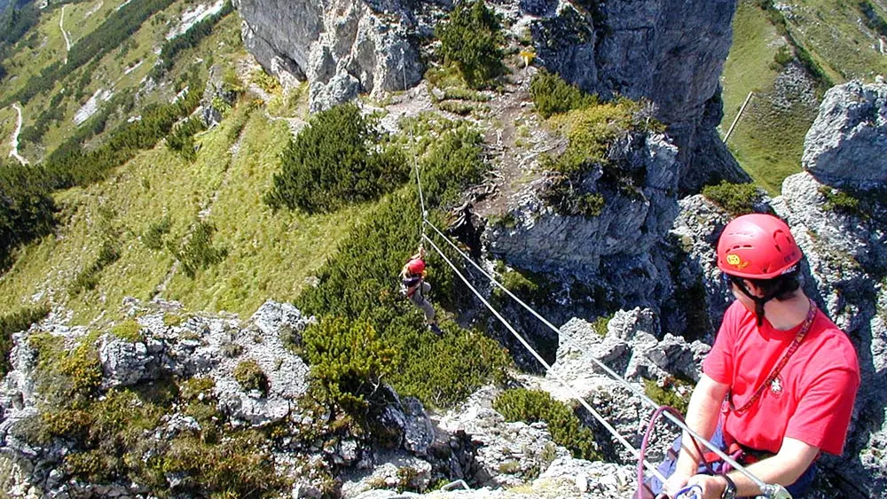 AlpinErlebnispark Schlick 2000 im Kletterpark Kreuzjoch
