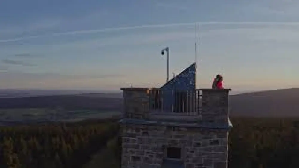  Der Asenturm am Ochsenkopf im Fichtelgebirge