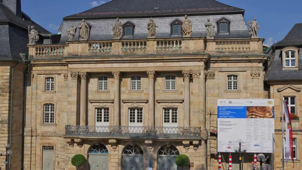 Fassade des Markgräflichen Opernhauses in Bayreuth