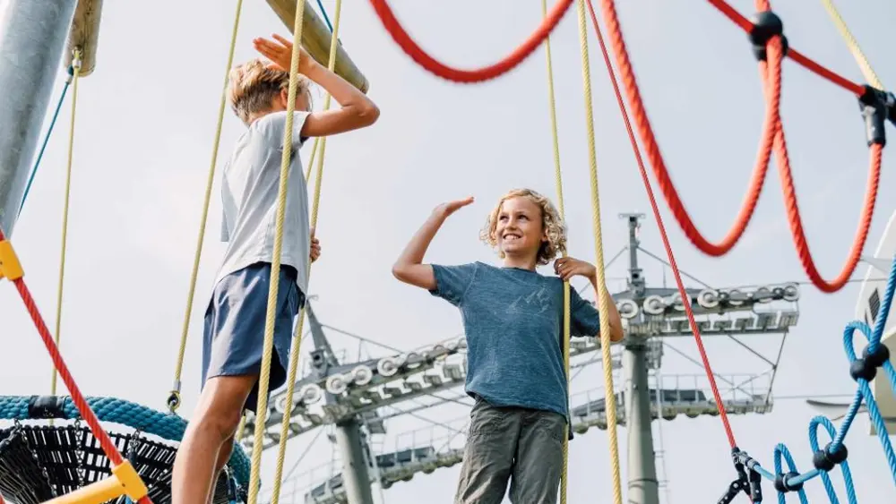 Kletterspaß am Geisterberg Alpendorf