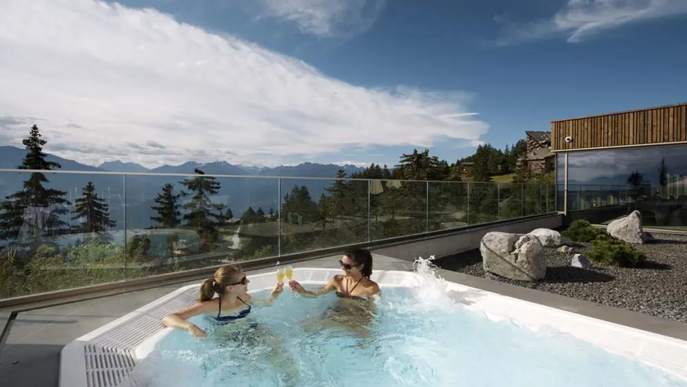 Wellnessbereich im Spa und Wellness Anzere