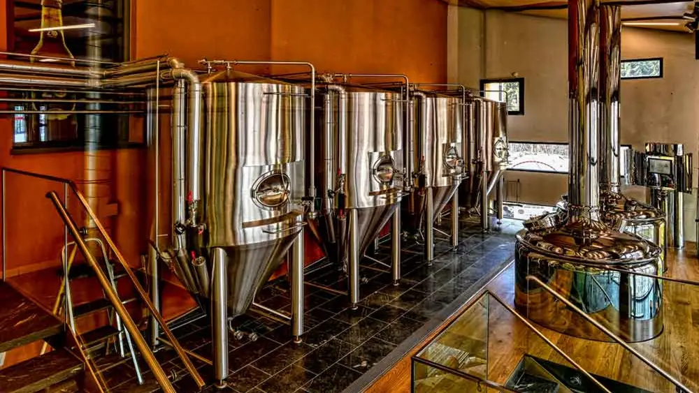 Blick in die Schaubrauerei Murau