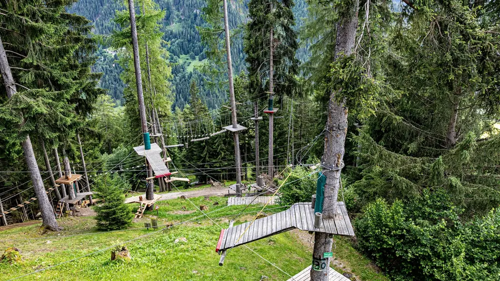 Waldseilpark im XP Alpincenter