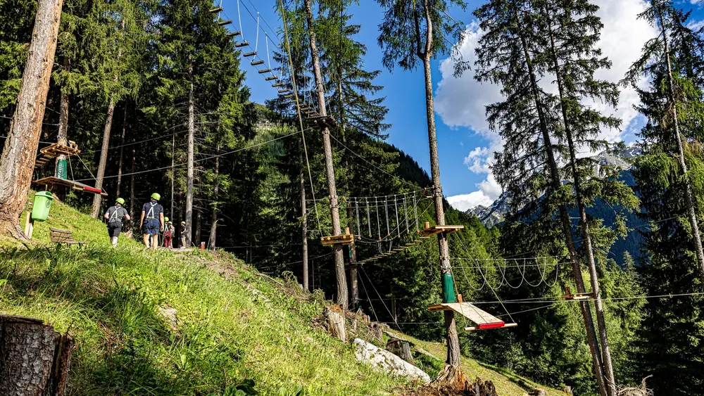 Waldseilpark im XP Alpincenter