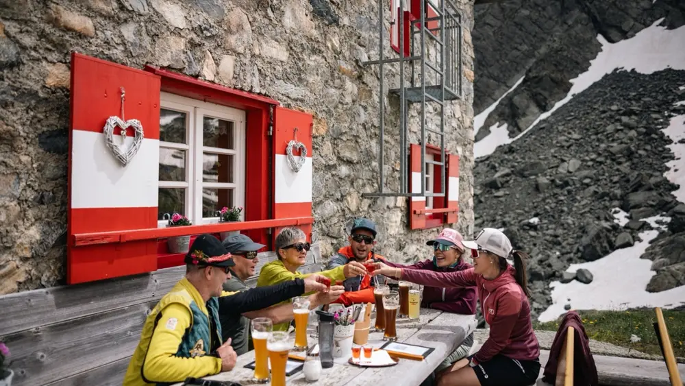 Pause an der Erlanger Hütte