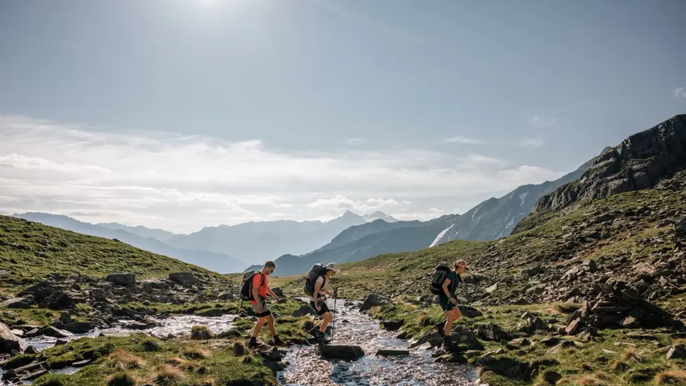 Wanderer im Ötztal