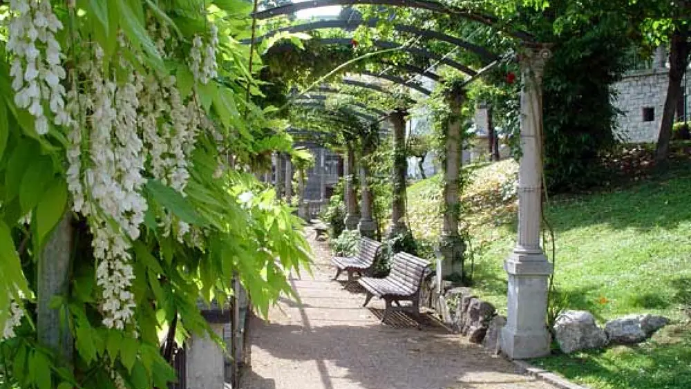 Weg im Parco Florida in Lugano