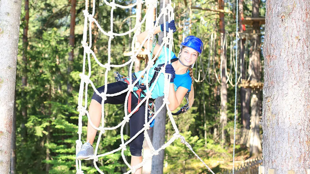 Klettern im Kletterpark Lienz