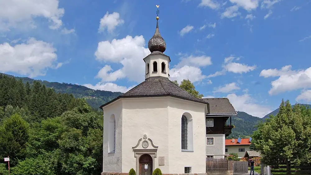 Blick auf die St. Silvester Kapelle in Nußdorf-Debant