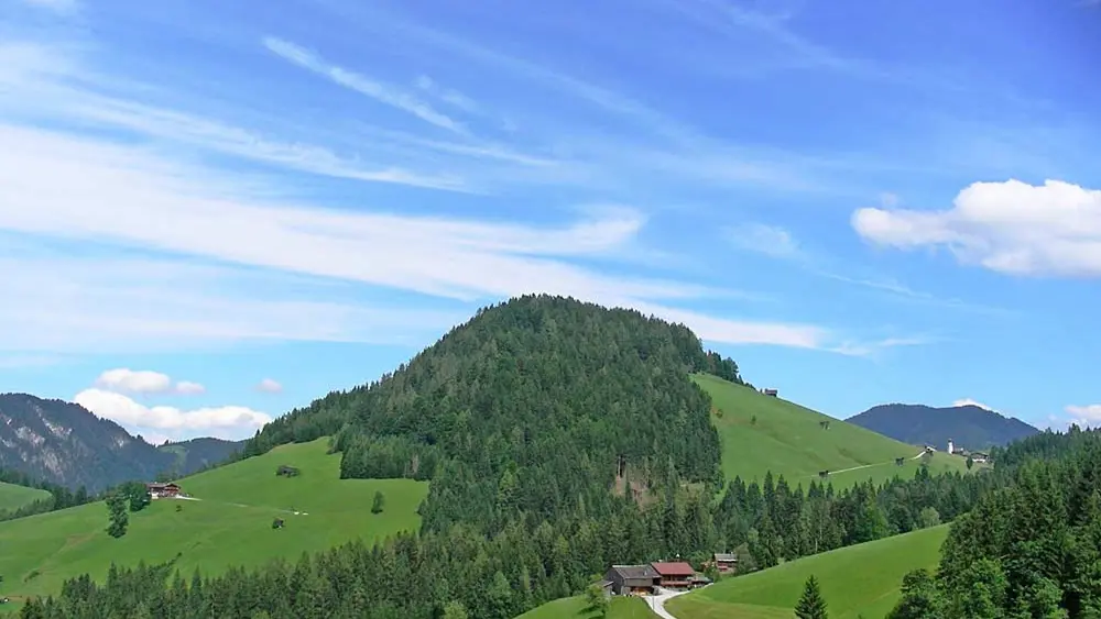 Blick in die mountainbike-geeignete Landschaft der Wildschönau