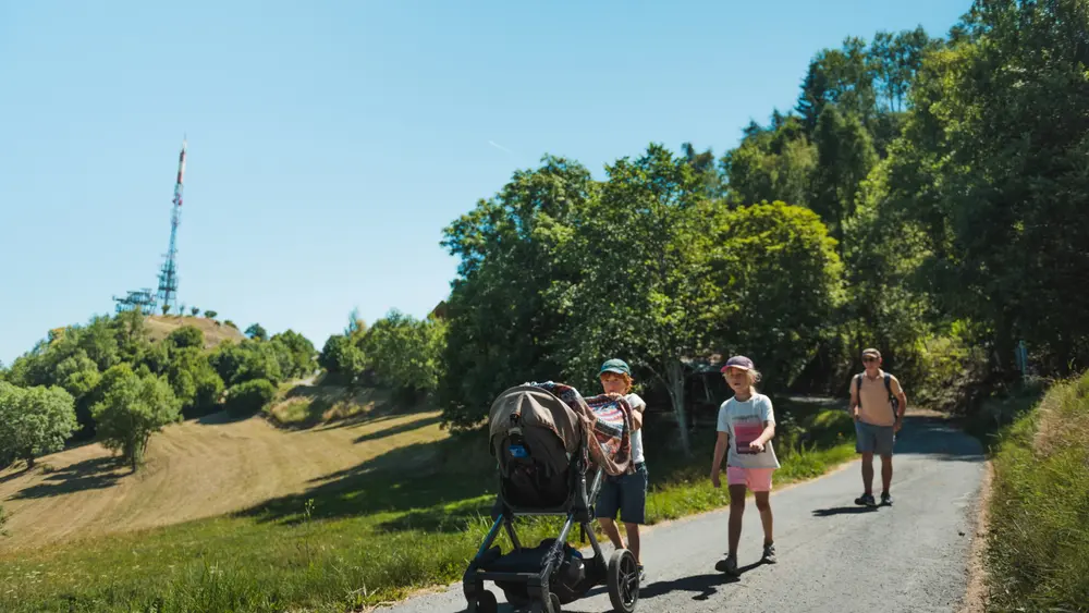 Auf dem Chemin de l'Antenne