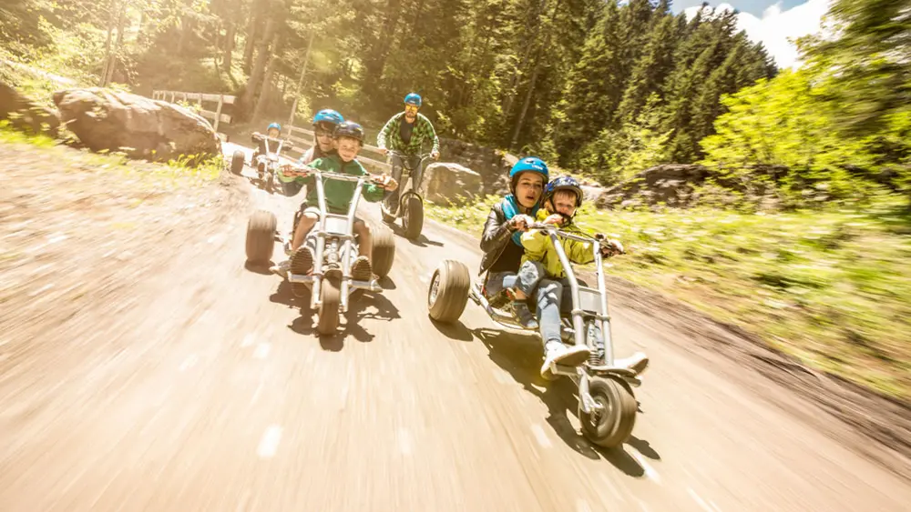 Mountaincarts im Bikepark Brandnertal