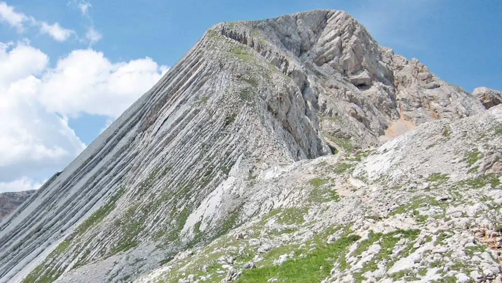 Felsformation im Naturpark Fanes-Sennes-Prags
