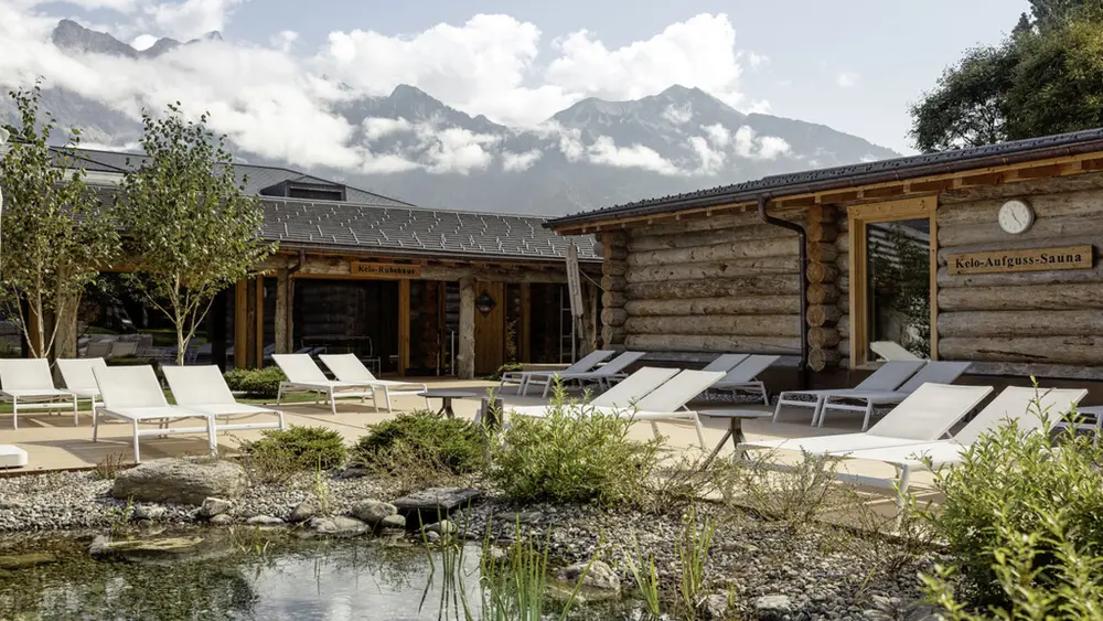 Saunabereich in der Tamina Therme