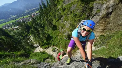 Hausbachfall Klettersteig im Chiemgau