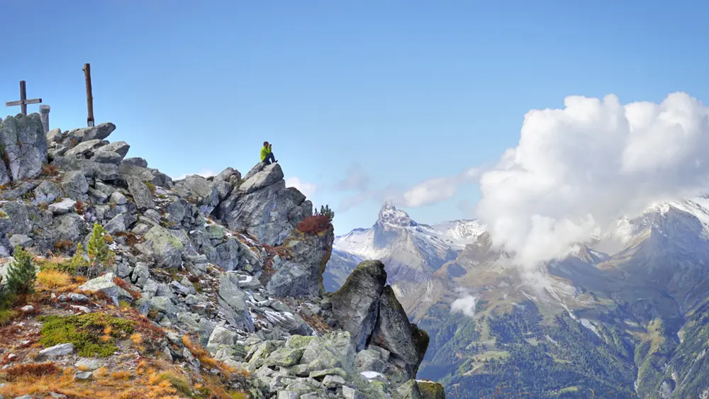 Unterwegs beim Nendaz Trekking