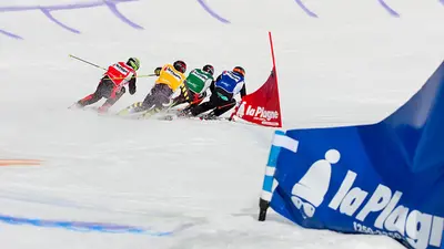 Weltcup im Skicross in La Plagne
