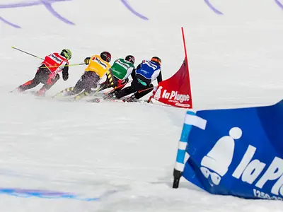 Weltcup im Skicross in La Plagne © Pierre Augier