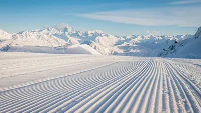 Unterwegs im Skigebiet La Plagne