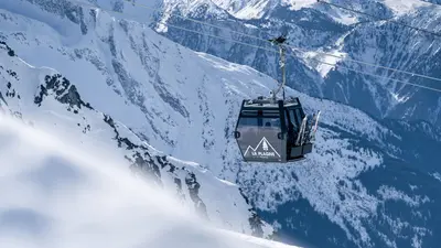 Gletscher-Gondelbahn in La Plagne