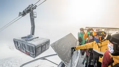 Bergstation der Gondelbahn