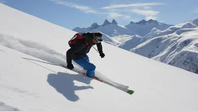 Tiefschneezauber in Les Sybelles