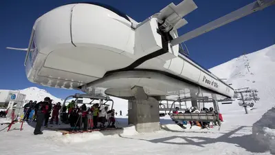 6-er Sessellift in Les Sybelles