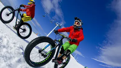 Fatbiken im Skigebiet Chamrousse