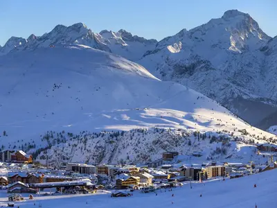Blick ins Tal Alpe d'Huez © Laurent Salino / Alpe d?Huez Tourisme
