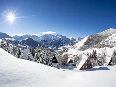 Bergpanorama © Laurent Salino / Alpe d&rsquo;Huez Tourisme