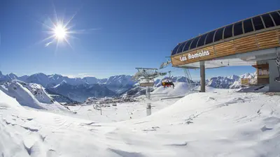 Sessellift in Alpe d`Huez